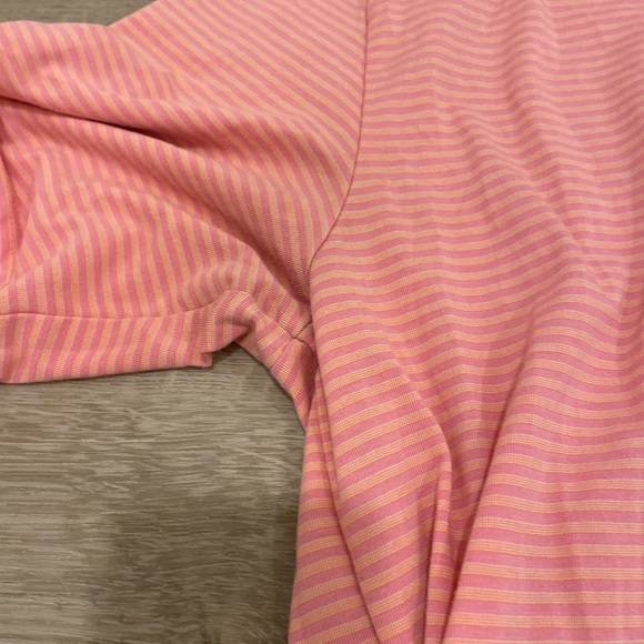 Criquet Men's Coral Striped Shirt - Picture 11 of 11